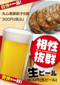 丸心黒豚餃子6個