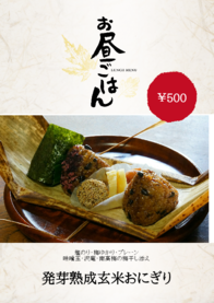 発芽熟成玄米おにぎり