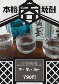 芋・麦.・米
利き酒セット