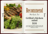 Grilled chicken salad