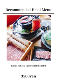 Recommended Halal Menu